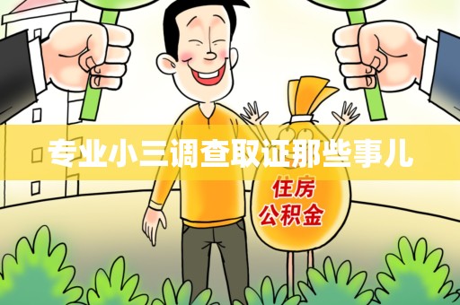 安溪专业小三调查取证那些事儿