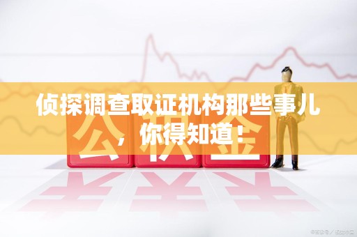 安溪侦探调查取证机构那些事儿，你得知道！
