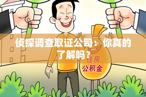 安溪侦探调查取证公司：你真的了解吗？